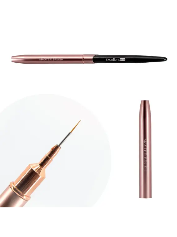 Excellent PRO Pędzelek do zdobień 7mm (Pink&Black)
