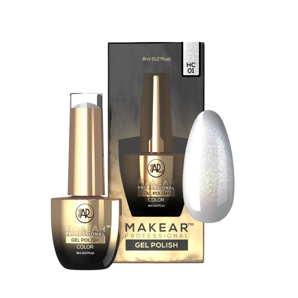 HC01 Holo Cat Eye - Lakier Hybrydowy Makear