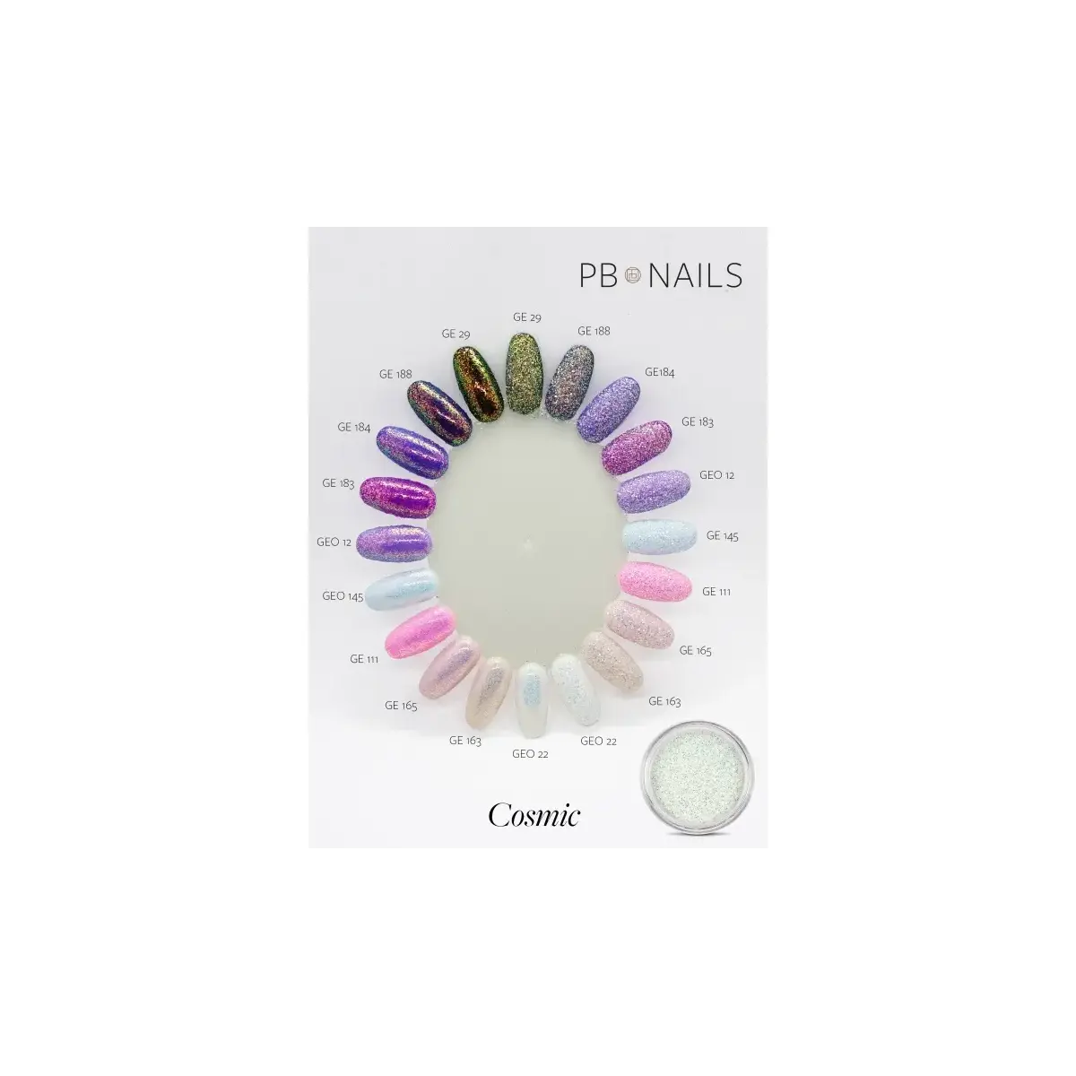 Brokat do paznokci Sparkle Cosmic Max