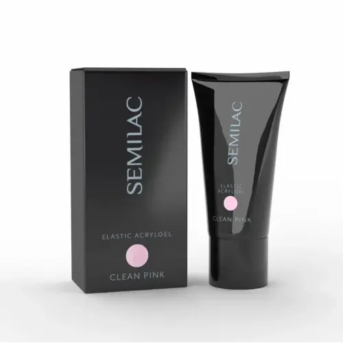 Semilac Akrylożel Elastic Acrylgel Clean Pink 30g