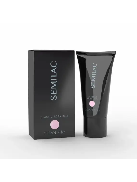 Semilac Akrylożel Elastic Acrylgel Clean Pink 30g