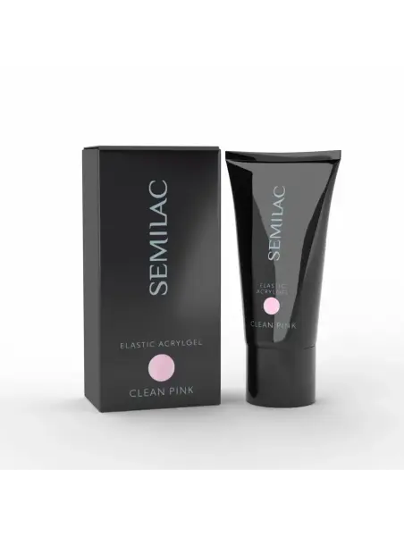 Semilac Akrylożel Elastic Acrylgel Clean Pink 30g
