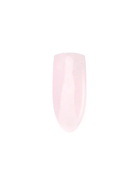PINK MILKSHAKE Top No Wipe 7ml - mleczny top hybrydowy z drobinkami