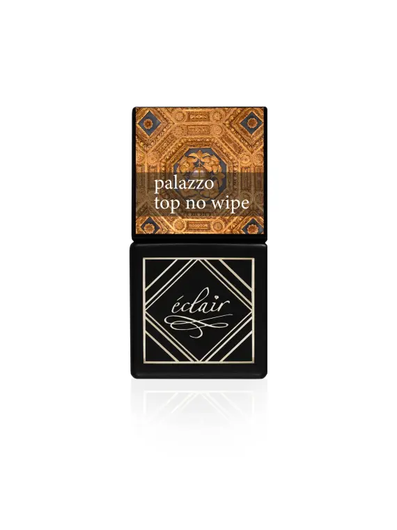PALAZZO Top No Wipe 7ml - top hybrydowy z drobinkami