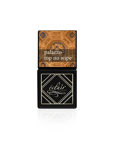 PALAZZO Top No Wipe 7ml - top hybrydowy z drobinkami