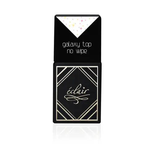 GALAXY Top No Wipe 14ml - top hybrydowy z drobinkami