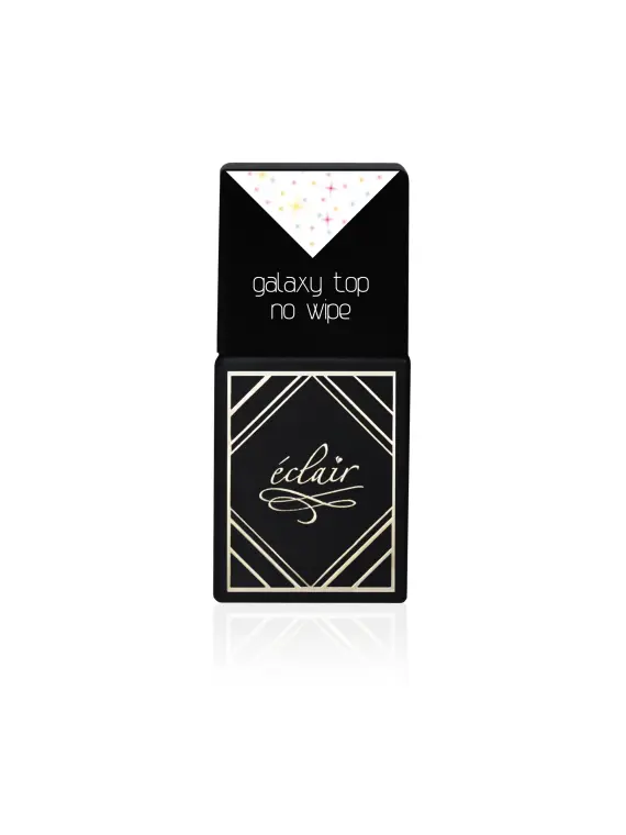 GALAXY Top No Wipe 14ml - top hybrydowy z drobinkami