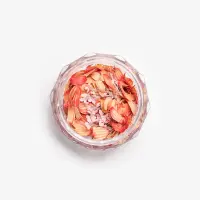 Semilac Flower Flakes Coral Blossom