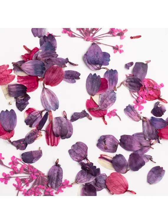 Semilac Flower Flakes Wild Orchid