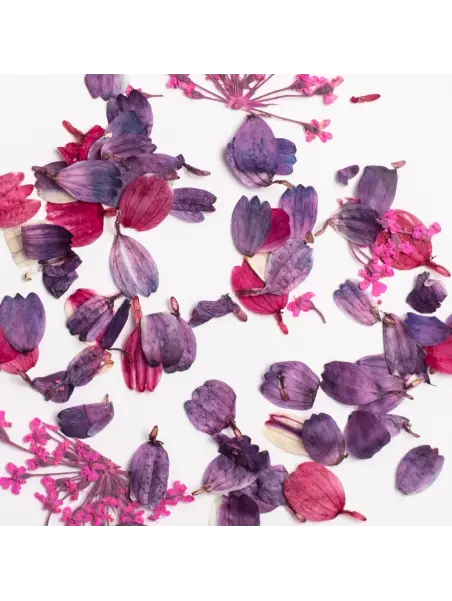 Semilac Flower Flakes Wild Orchid