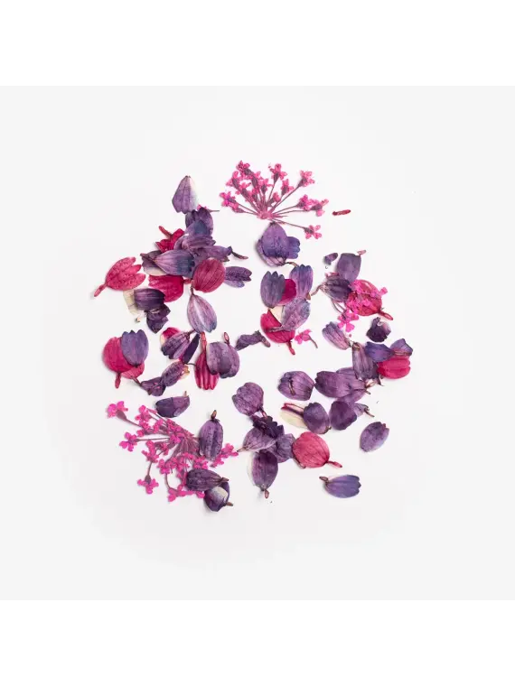 Semilac Flower Flakes Wild Orchid
