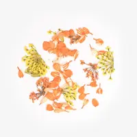 Semilac Flower Flakes Golden Sunset