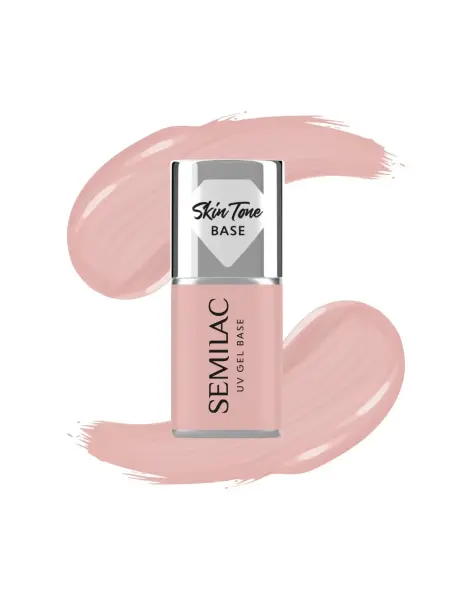 Semilac Baza do Lakierów Hybrydowych Skin Tone Cover Base Pale Beige 7 ml