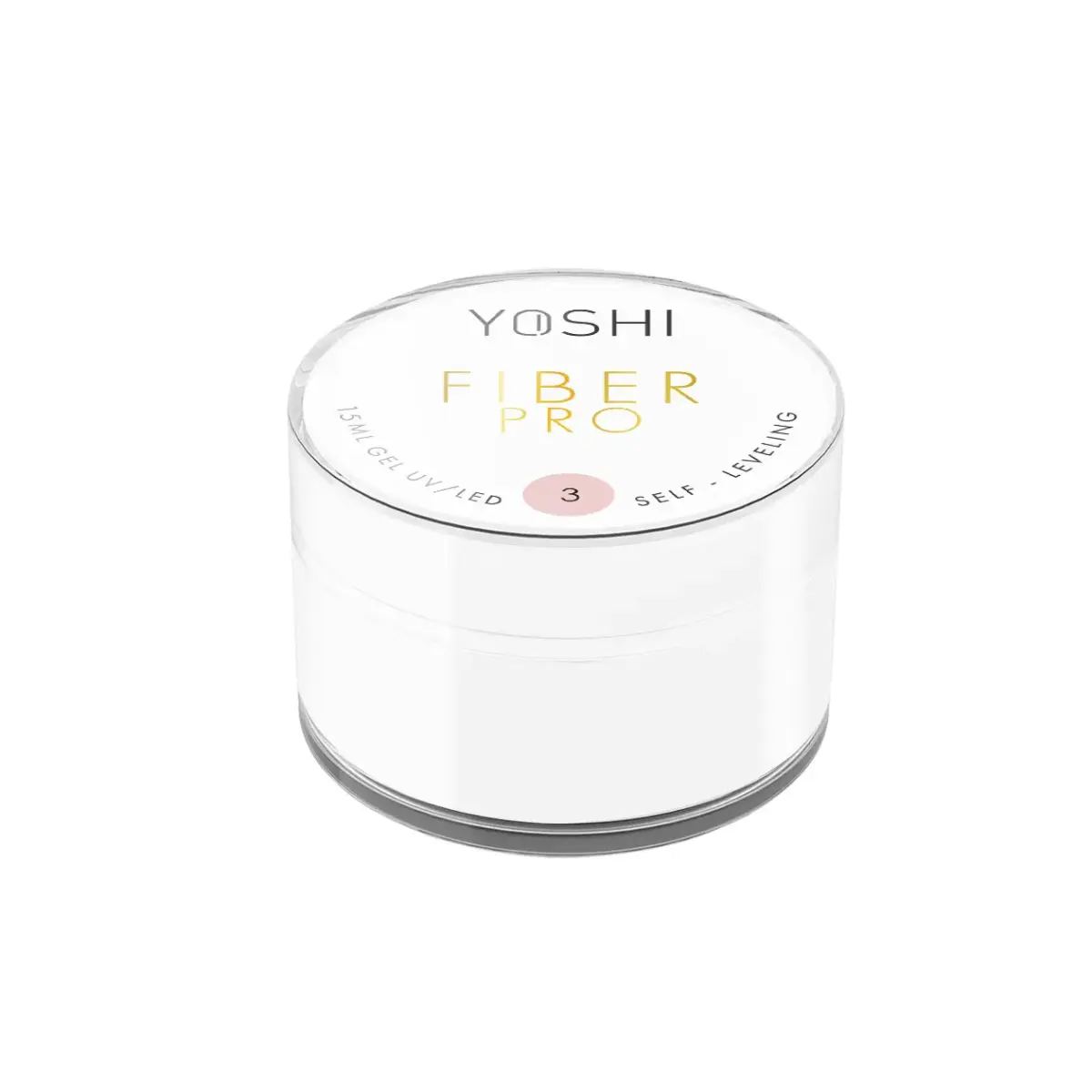 Żel Samopoziomujący Fiber PRO Gel UV LED No3 15 ml