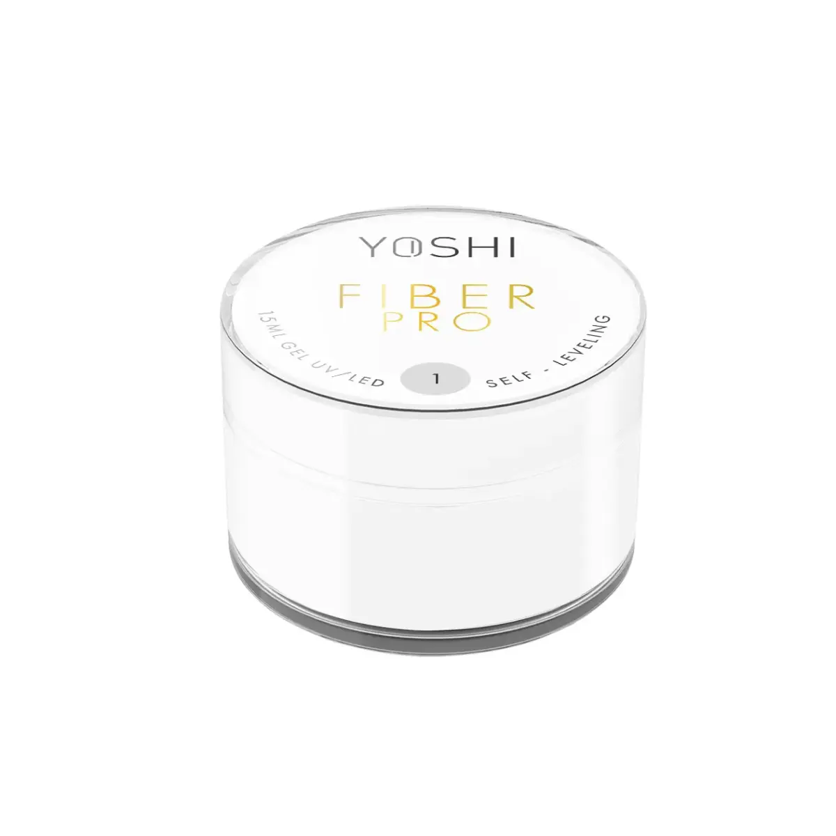 Żel Samopoziomujący Fiber PRO Gel UV LED No1 15ml