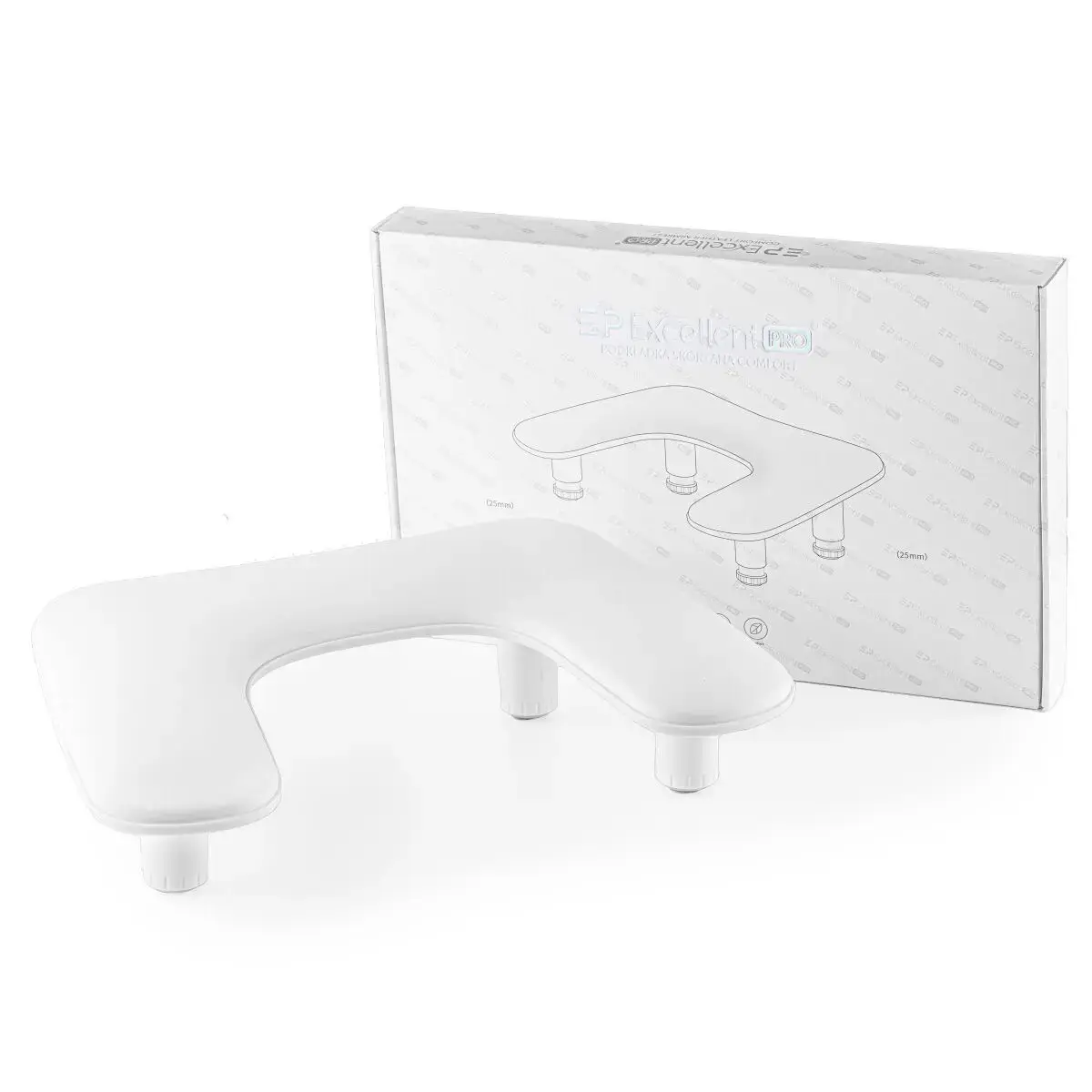Excellent PRO Podkładka skórzana comfort biała