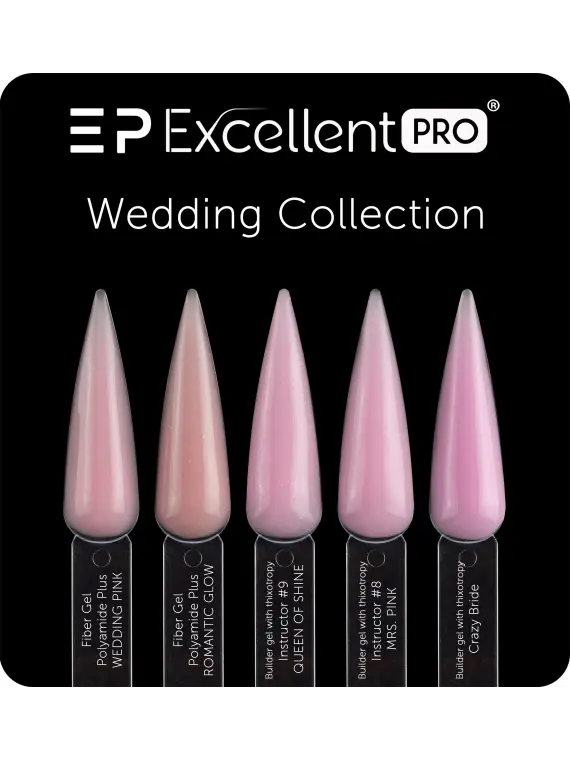 Excellent PRO Fiber Gel Polyamide Plus WEDDING PINK 50g