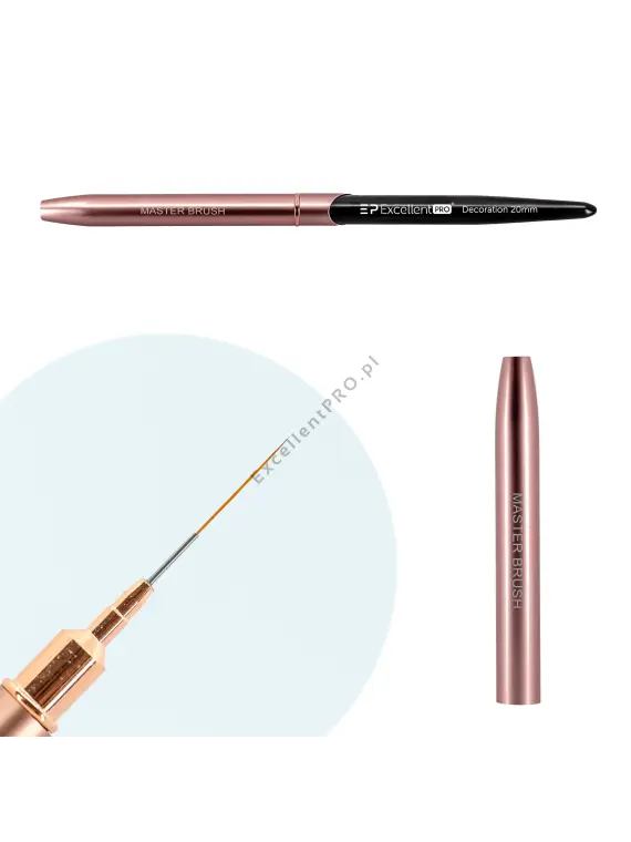 Excellent PRO Pędzelek do zdobień 20mm (Pink & Black)