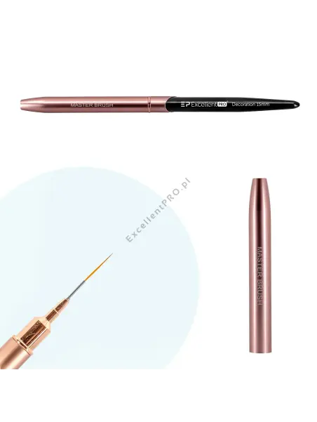Excellent PRO Pędzelek do zdobień 15mm (Pink & Black)