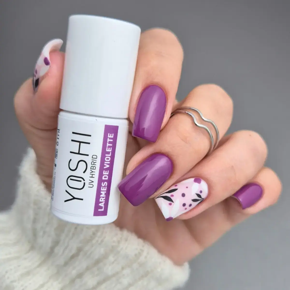 Lakier Hybrydowy UV LED Larmes de Violette 6 ml – 246