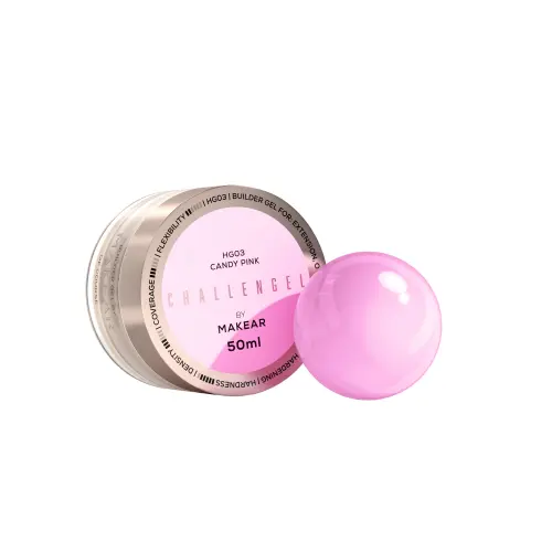Challengel Candy Pink HG03 - żel budujący 50 ml