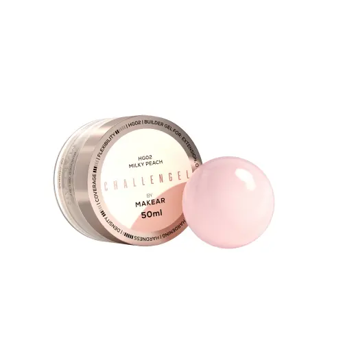 Challengel Milky Peach HG02 - żel budujący 50 ml