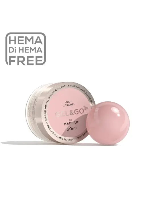 Gel&Go Up Caramel GU07 - żel budujący 50 ml