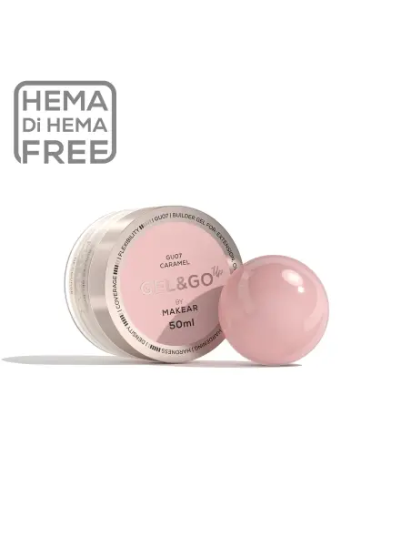 Gel&Go Up Caramel GU07 - żel budujący 50 ml