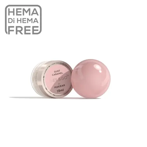 Gel&Go Up Caramel GU07 - żel budujący 15 ml