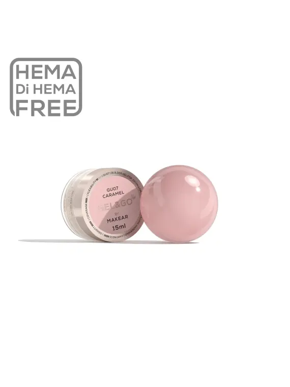 Gel&Go Up Caramel GU07 - żel budujący 15 ml