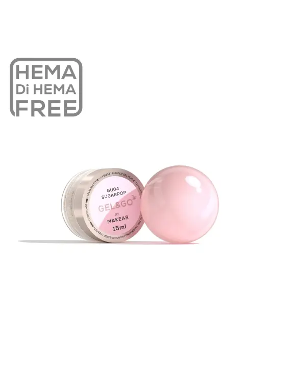 Gel&Go Up Sugarpop GU04 - żel budujący 15 ml