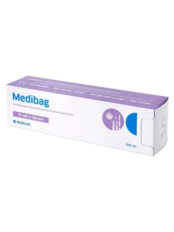 Medibag - Torebki do sterylizacji 70mm x 230mm