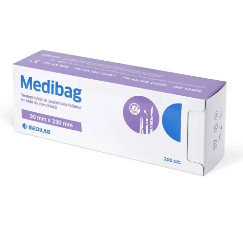Medibag - Torebki do sterylizacji 90mm x 230mm