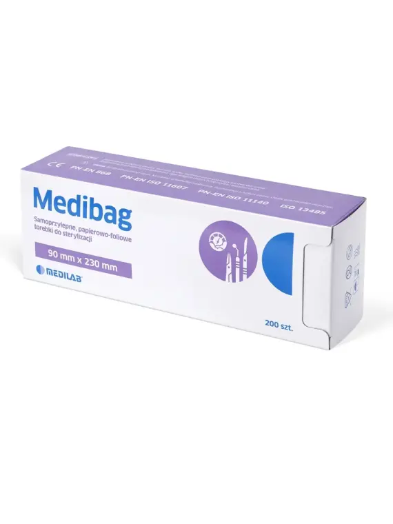 Medibag - Torebki do sterylizacji 90mm x 230mm