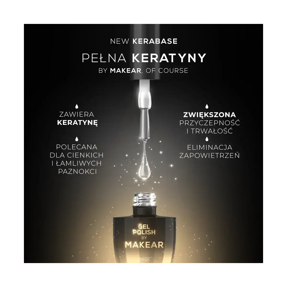 Kera Base - wzmacniająca baza keratynowa HEMAFREE 15 ml