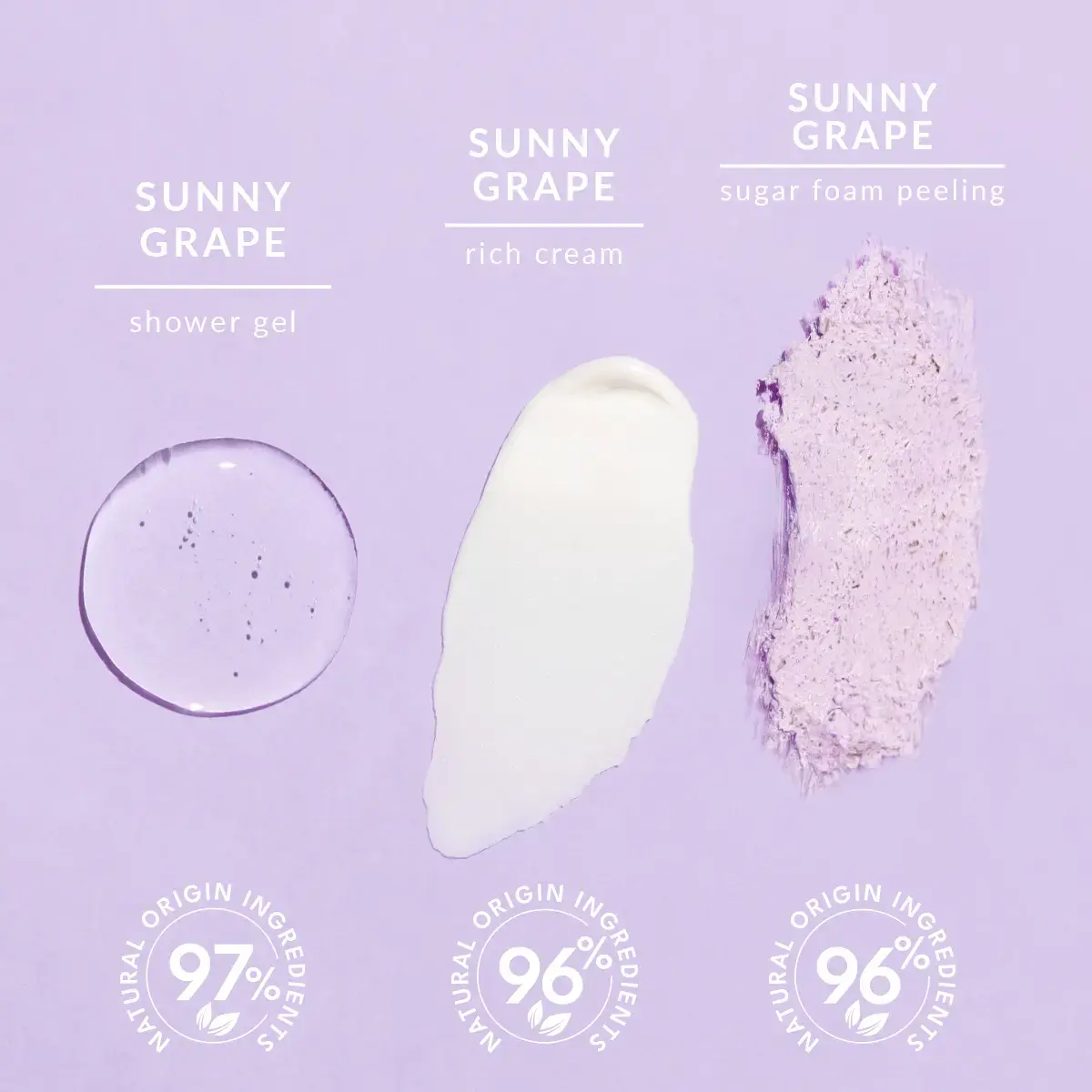 Sunny Grape RICH CREAM 250ml - odżywczy krem do ciała