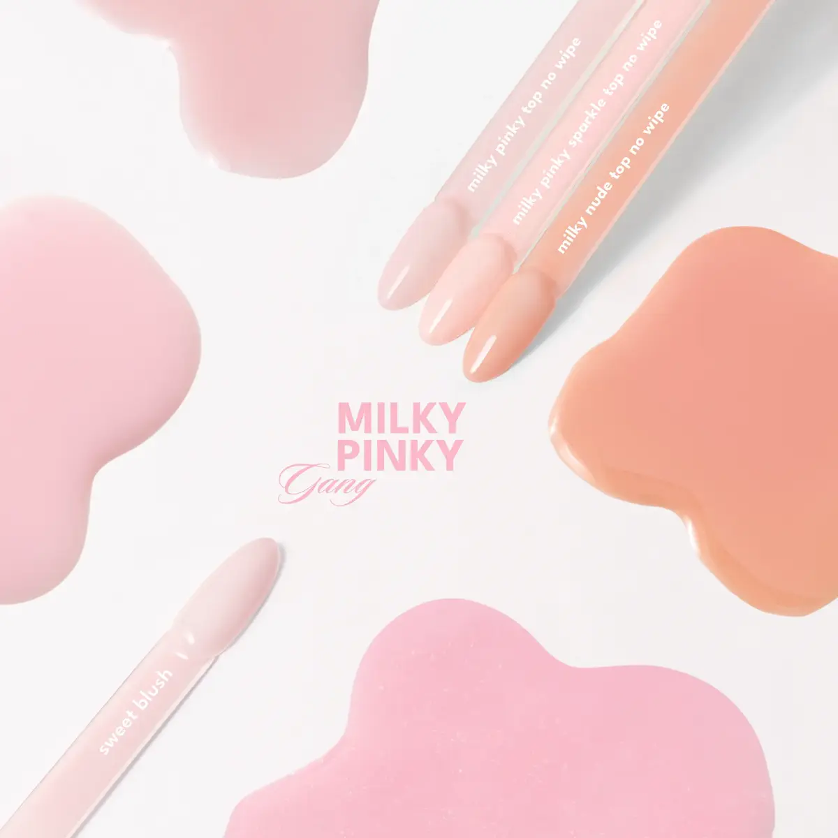 MILKY NUDE Top No Wipe 7ml - top hybrydowy