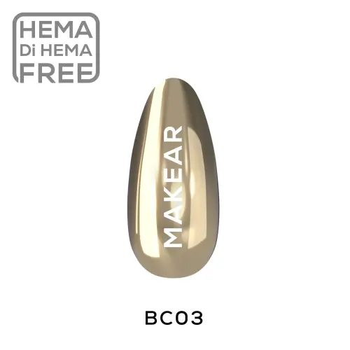 Pyłek w Płynie Chrome Gold MAKEAR BC03 5 ml