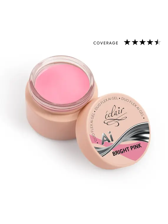 Duo Flex AI Gel BRIGHT PINK - żel budujący do paznokci