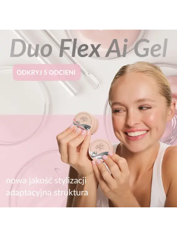 Duo Flex AI Gel BRIGHT PINK - żel budujący do paznokci 15g