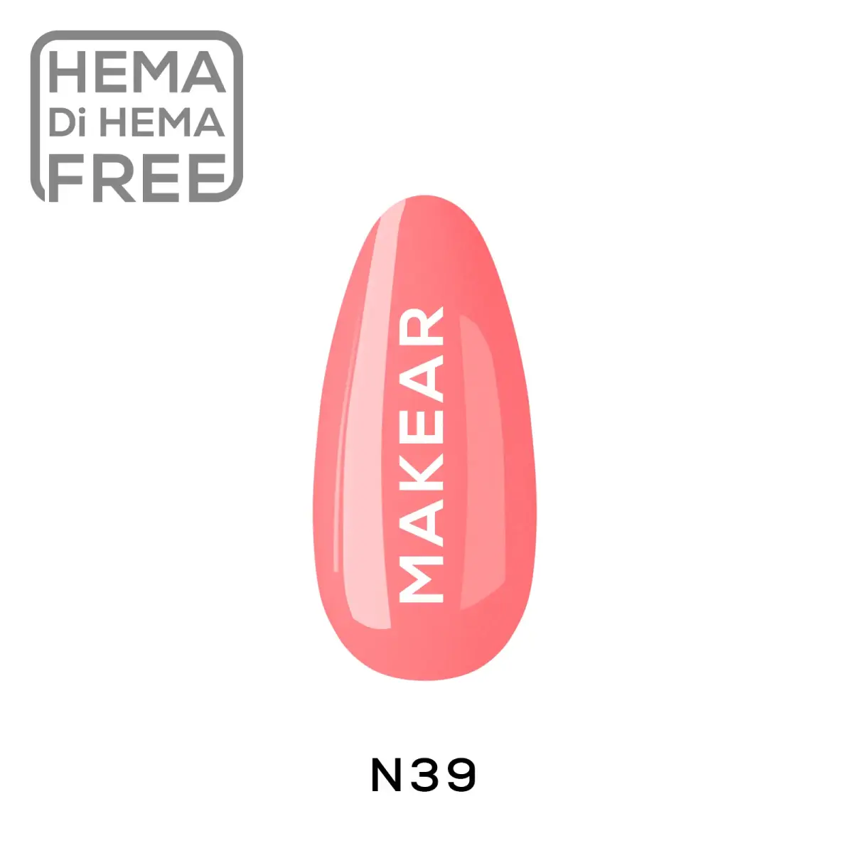 N39 Lakier hybrydowy Makear 8 ml