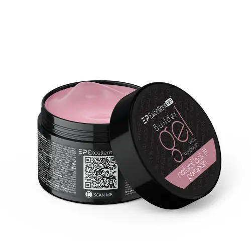 Excellent PRO Builder Gel With Thixotropy Natural Look Porcelain 50g