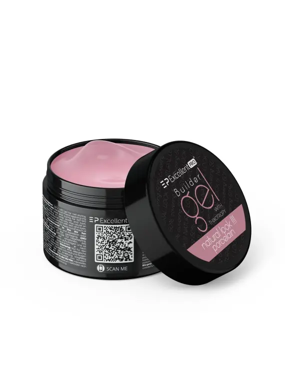Excellent PRO Builder Gel With Thixotropy Natural Look Porcelain 50g