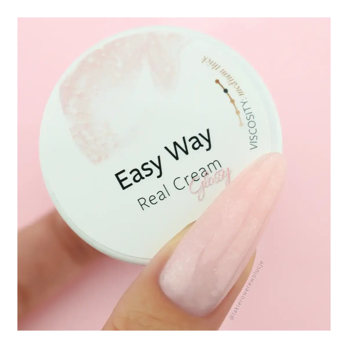 Żel budujący Easy Way Real Cream Glossy 15g
