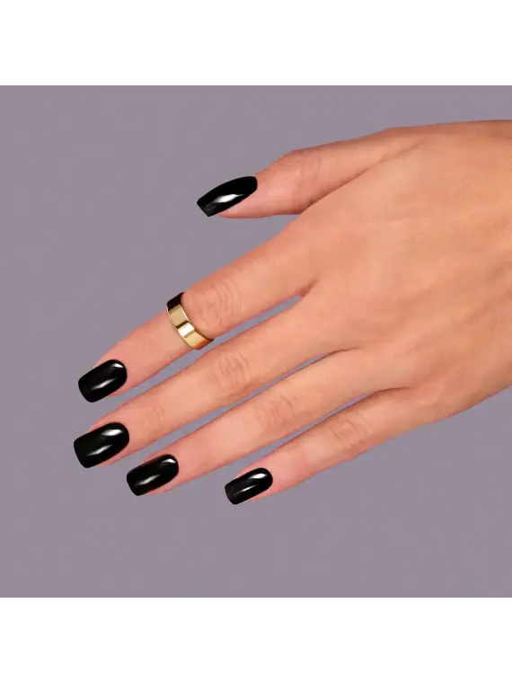 Semilac - lakier hybrydowy 300 perfect Black 7ml