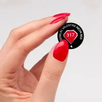 Semilac - lakier hybrydowy 317 Neon Red 7ml