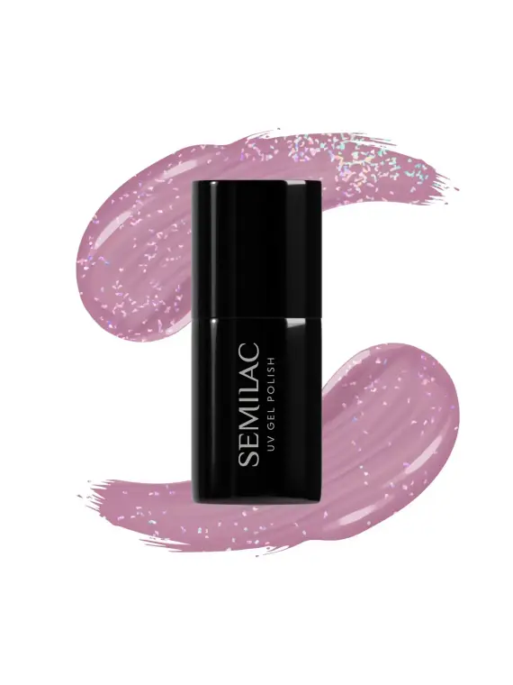Semilac - lakier hybrydowy 319 Shimmer Dust Pink 7ml