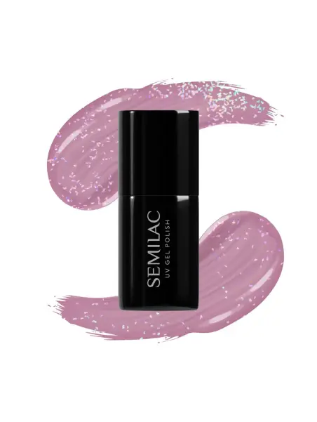 Semilac - lakier hybrydowy 319 Shimmer Dust Pink 7ml