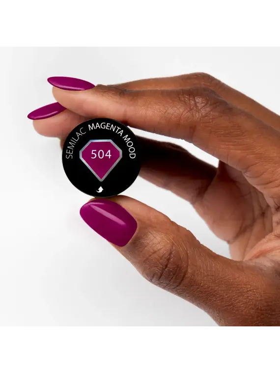 Semilac - lakier hybrydowy 504 Magenta Mood 7ml