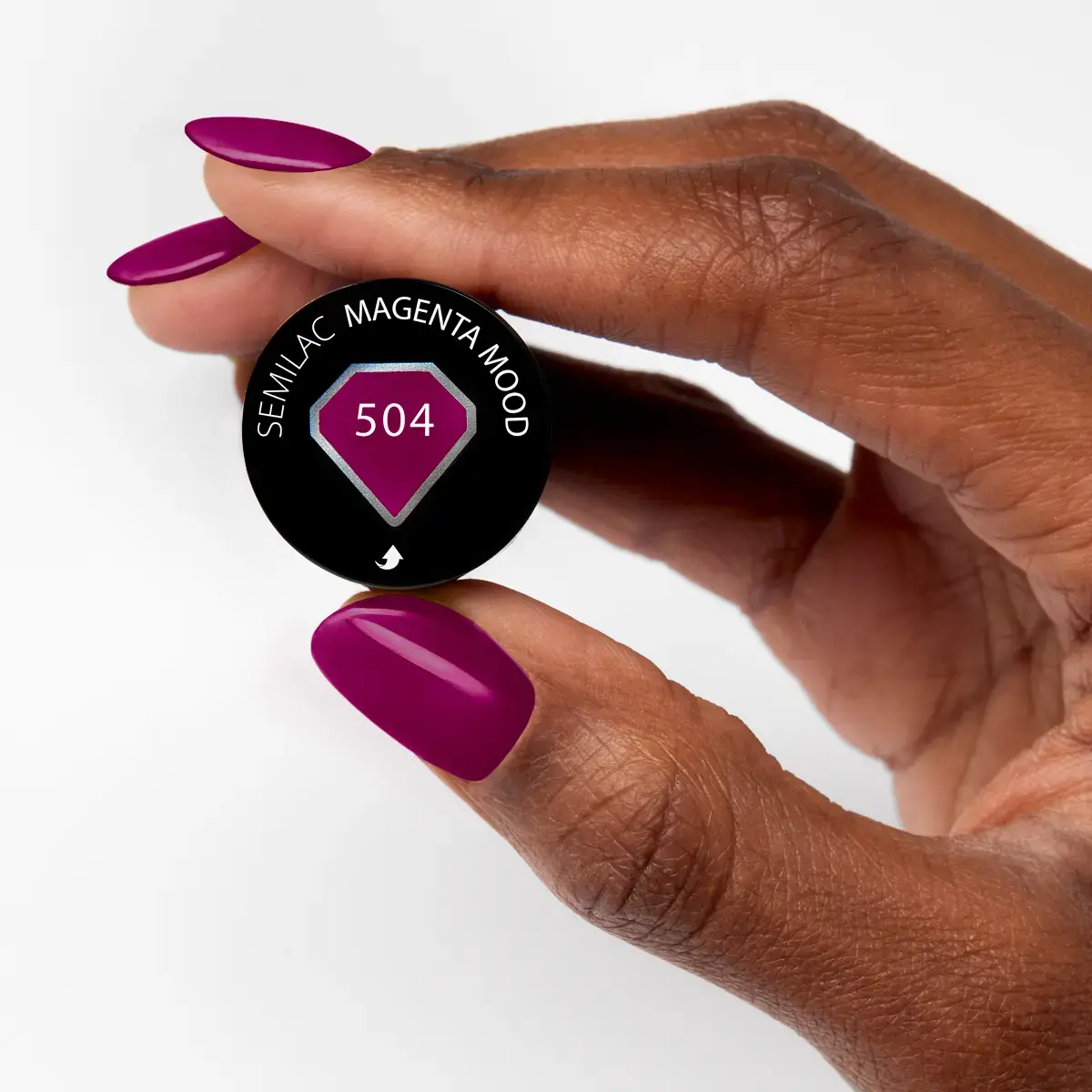 Semilac - lakier hybrydowy 504 Magenta Mood 7ml